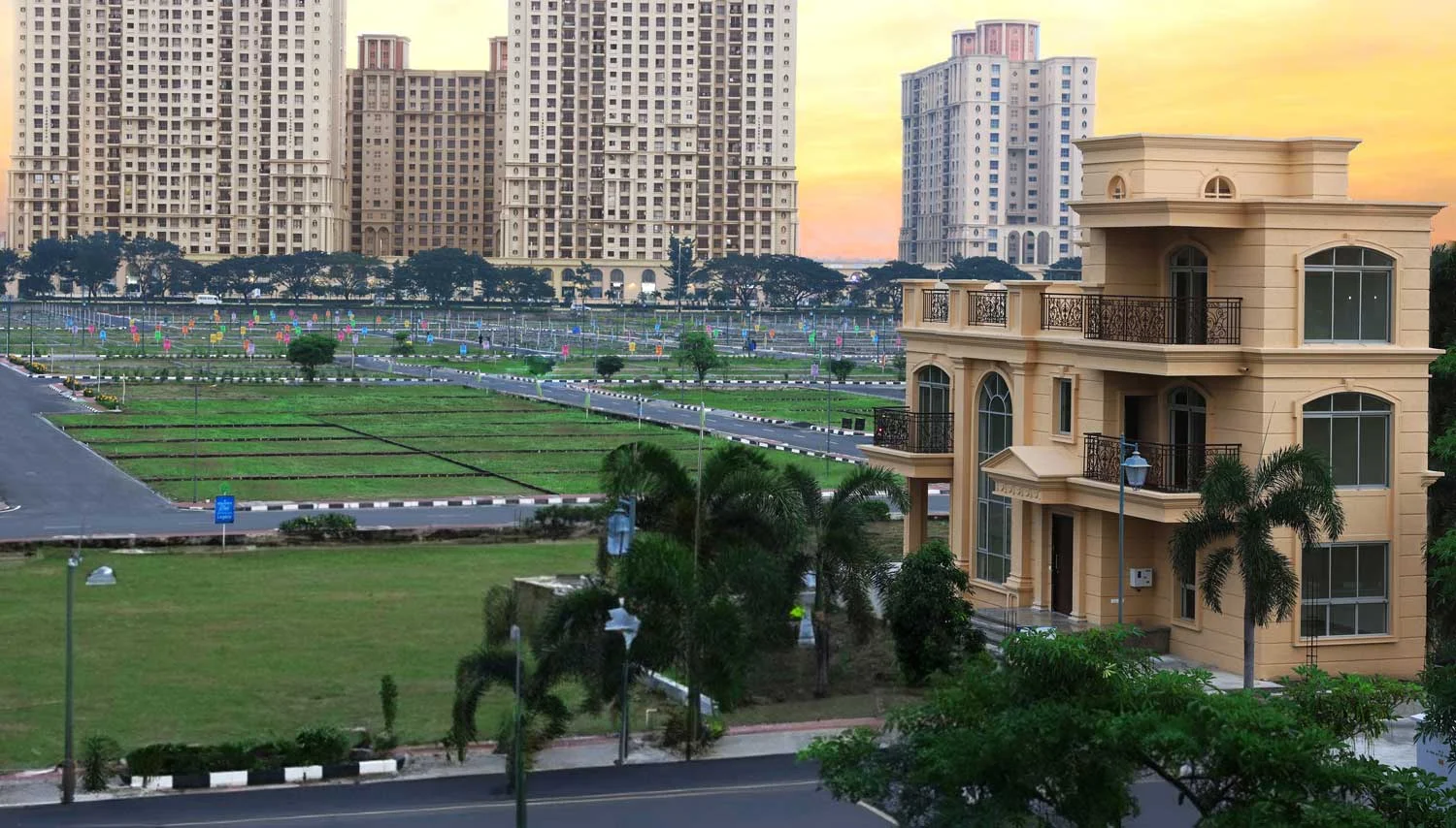 Actual Image of Villa Plots of Hiranandani Parks